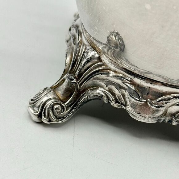 F B Rogers Silver Co. Silver Plated Vintage 19th Century Tea Pot #2670 - Picture 4 of 13